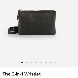 Poppy Barley Leather 3-in-1 Wristlet